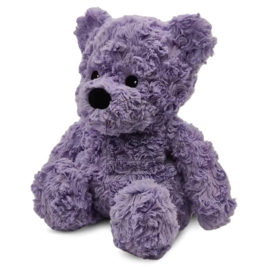 Purple Curly Bear Warmies - shopthemarket
