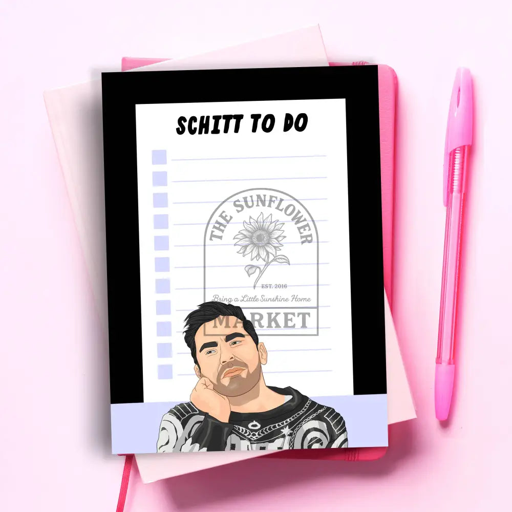 Schitt’s Creek Funny To Do List Notepad Pop Culture Planner