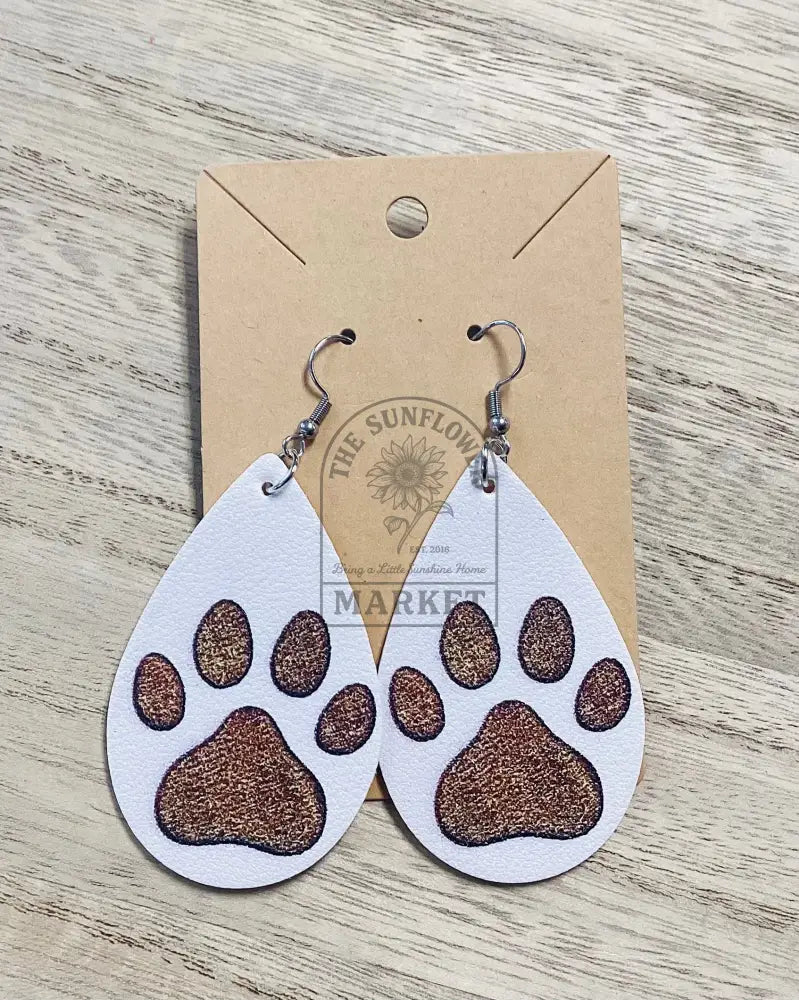 SD2/Earrings - Dog paw
