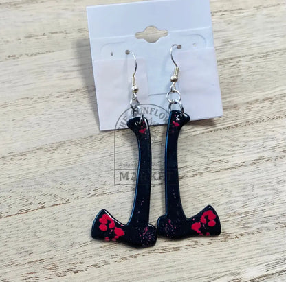 SD2/Earrings - Hatchet