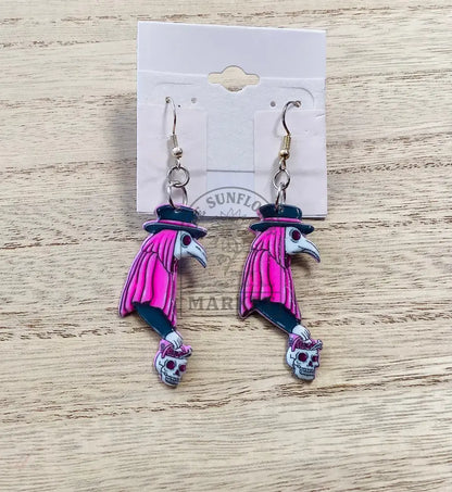 SD2/Earrings - Plague doctor