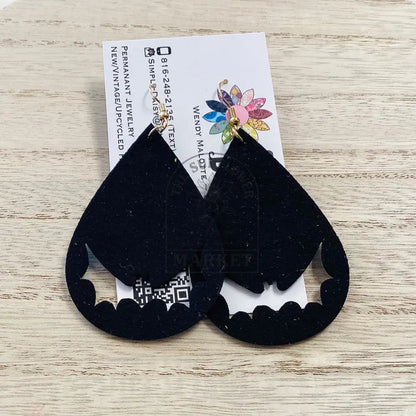 SD2/Earrings - Teardrop-Batman