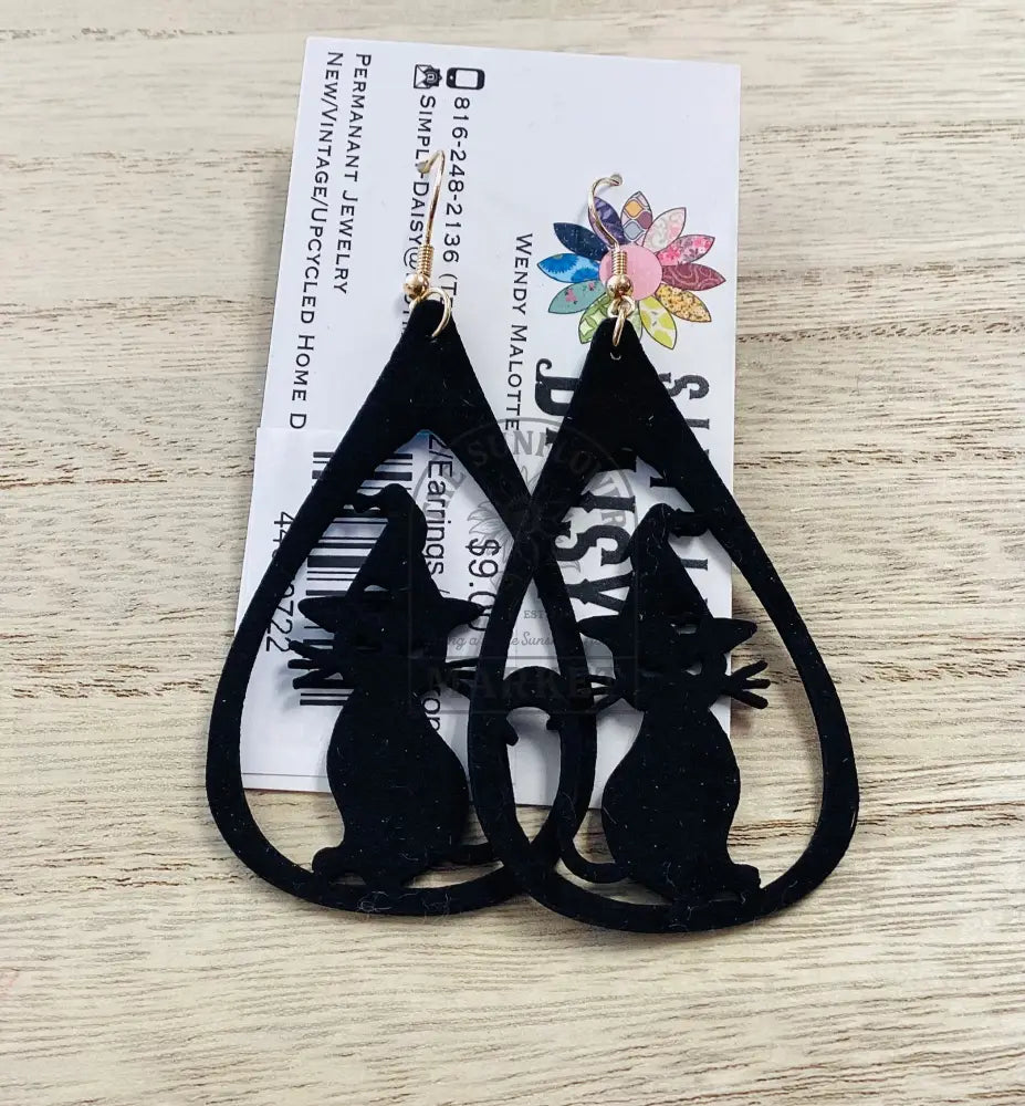 SD2/Earrings - Teardrop-cat
