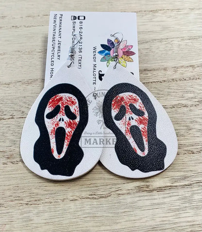 SD2/Earrings - Teardrop-Ghostface