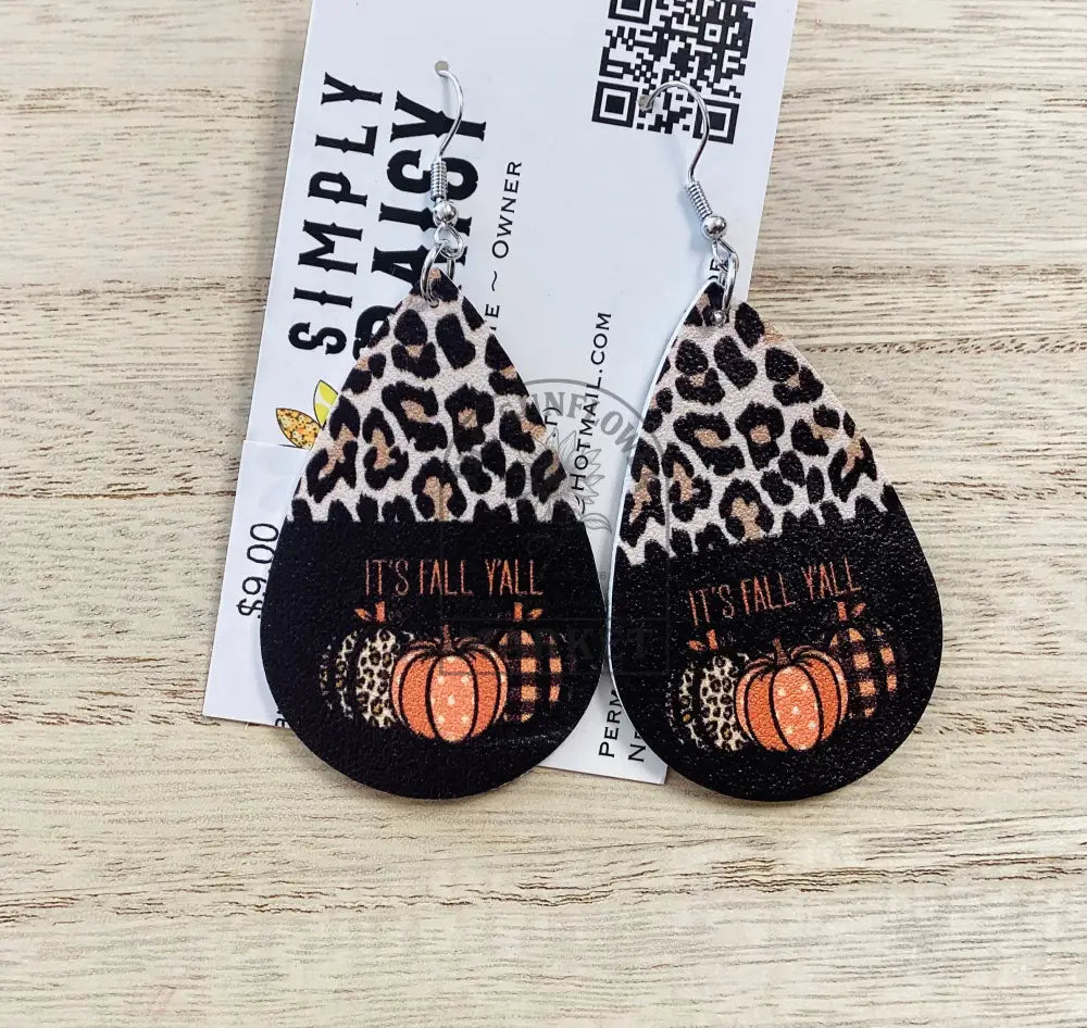 SD2/Earrings - Teardrop-it’s fall yall