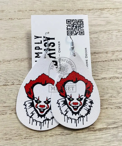 SD2/Earrings - Teardrop- Pennywise
