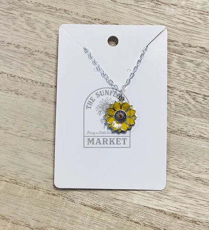 SD2/Necklace - Yellow sunflower