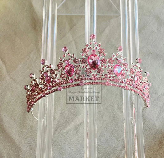 Small Bubblegum Pink Tiara