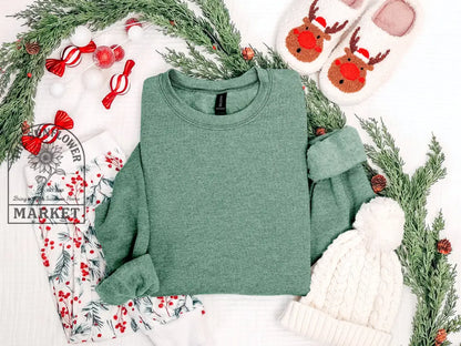 Ugly Sweater YW - Small / Heather Sport Dark Green Crew