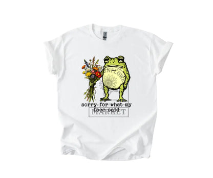 Sorry For What My Face Said Frog