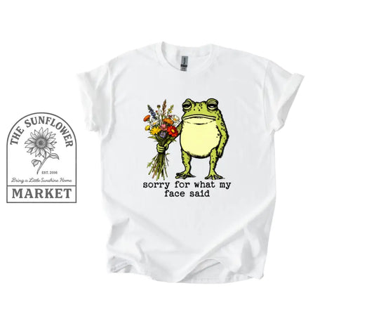 Sorry For What My Face Said Frog