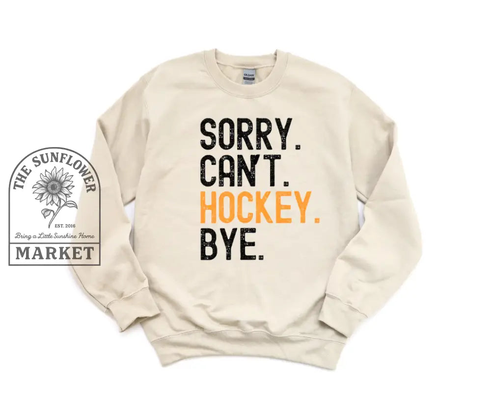 Sorry. Hockey.
