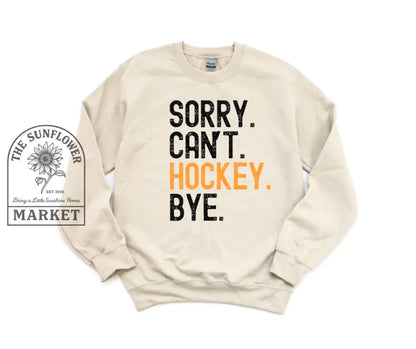 Sorry. Hockey.