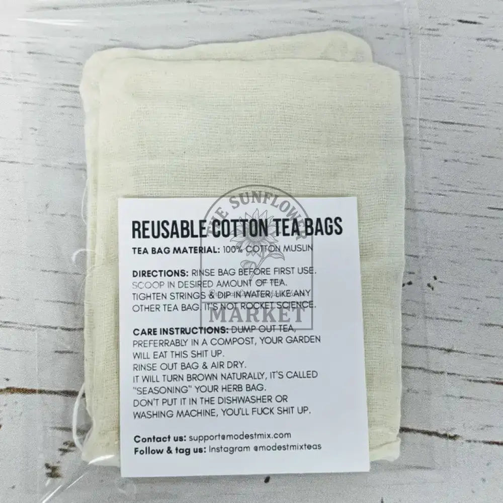 Teas - Reusable Cotton Bags
