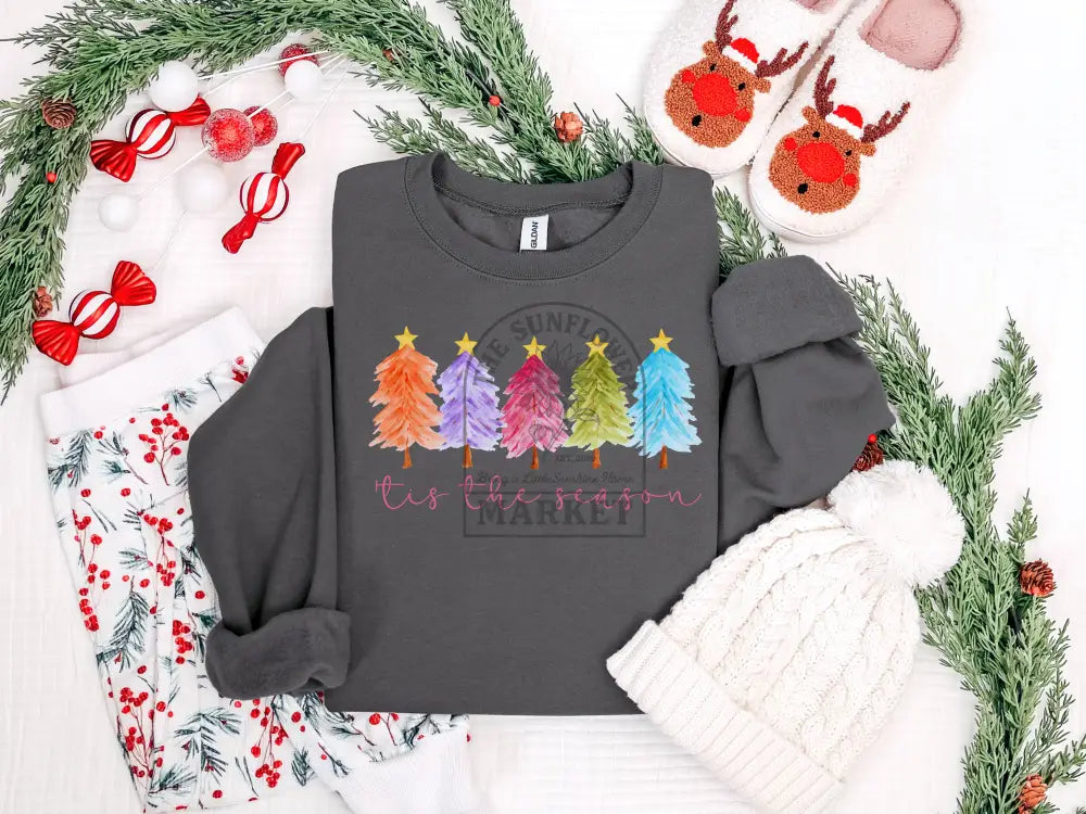 Tis the Season Colorful Tree