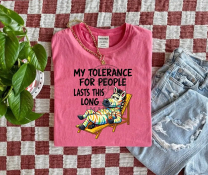 Tolerance For People
