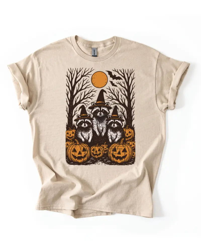Vintage Halloween Raccoons