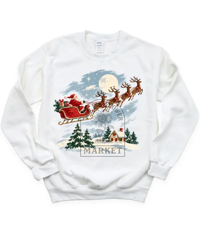 Vintage Santa Sleigh