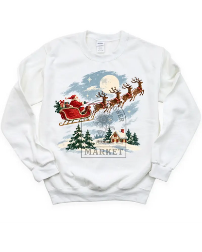 Vintage Santa Sleigh