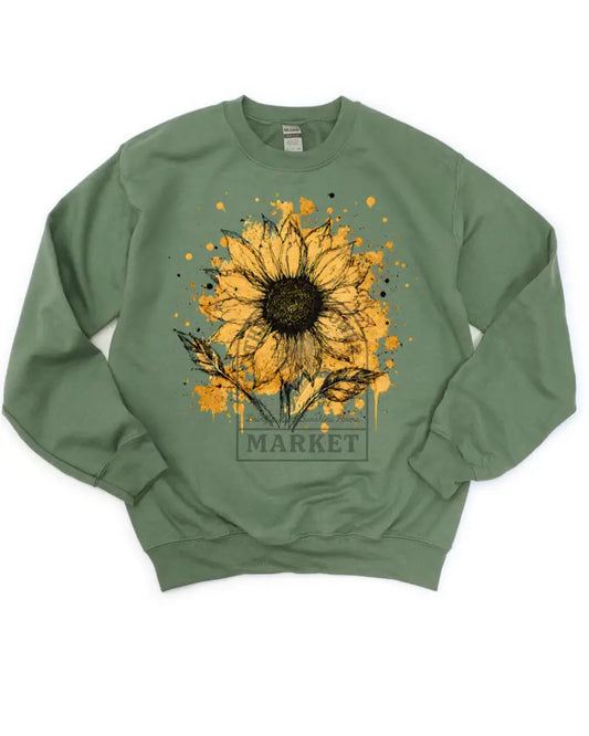 Watercolor Sunflower