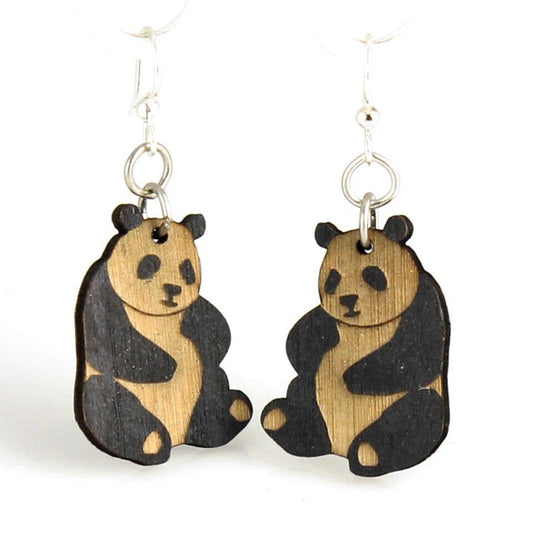 Small Panda Earrings