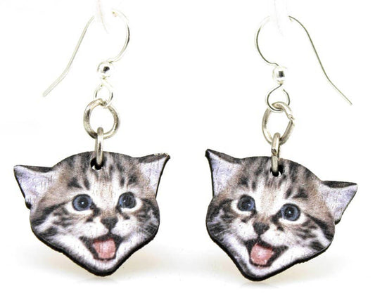 Playful Kitten Earrings
