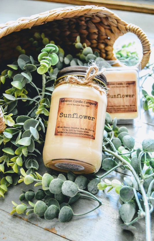 Sunflower: Candle