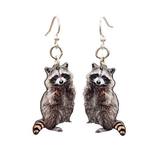 Raccoon Earrings