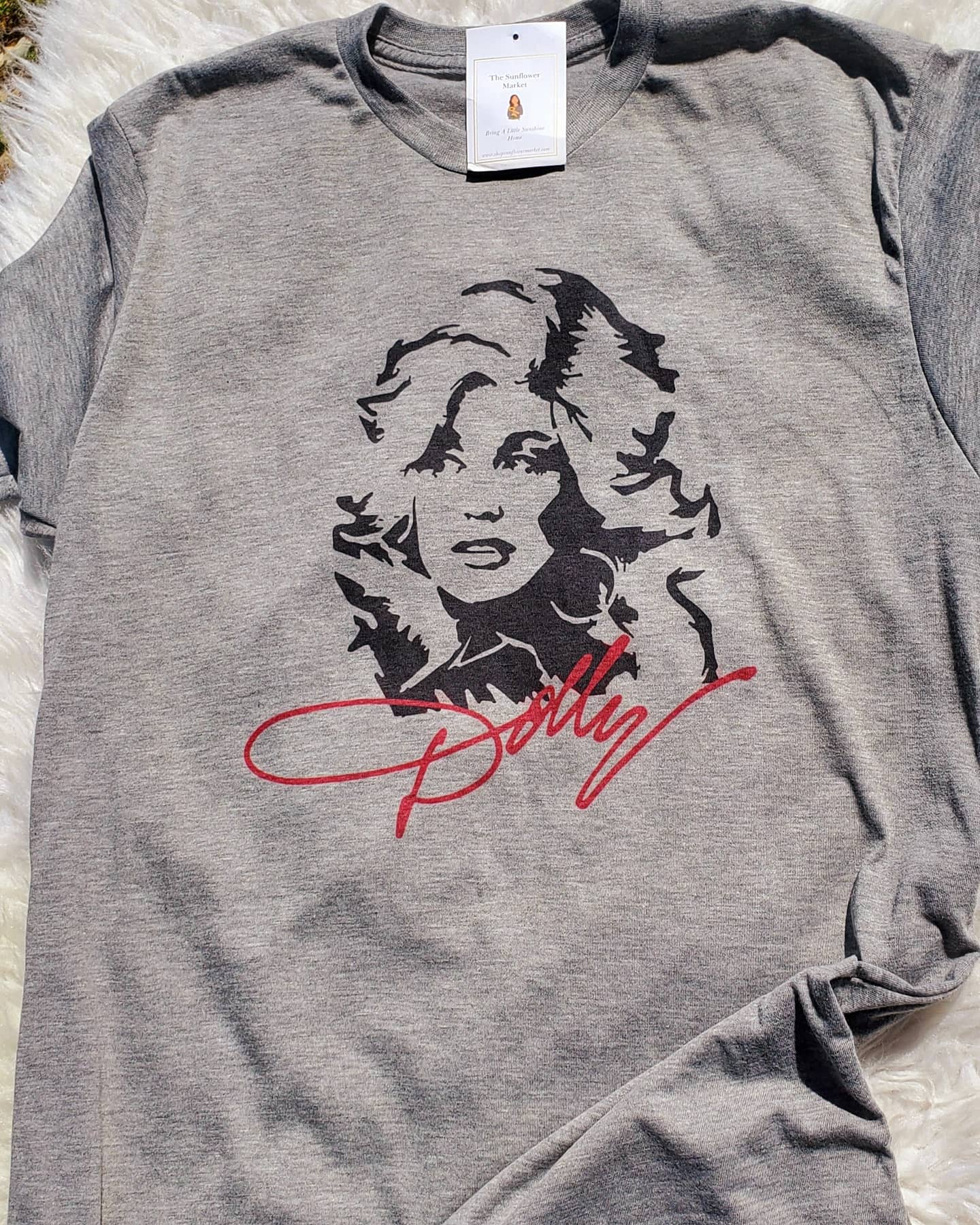 Dolly Parton Red Signature Tee