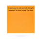I don't want to rock and roll all night funny sticky notes