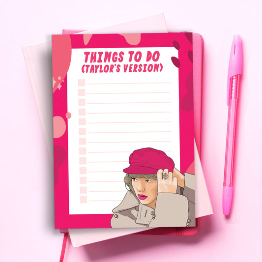 Taylor  Funny To Do List Notepad