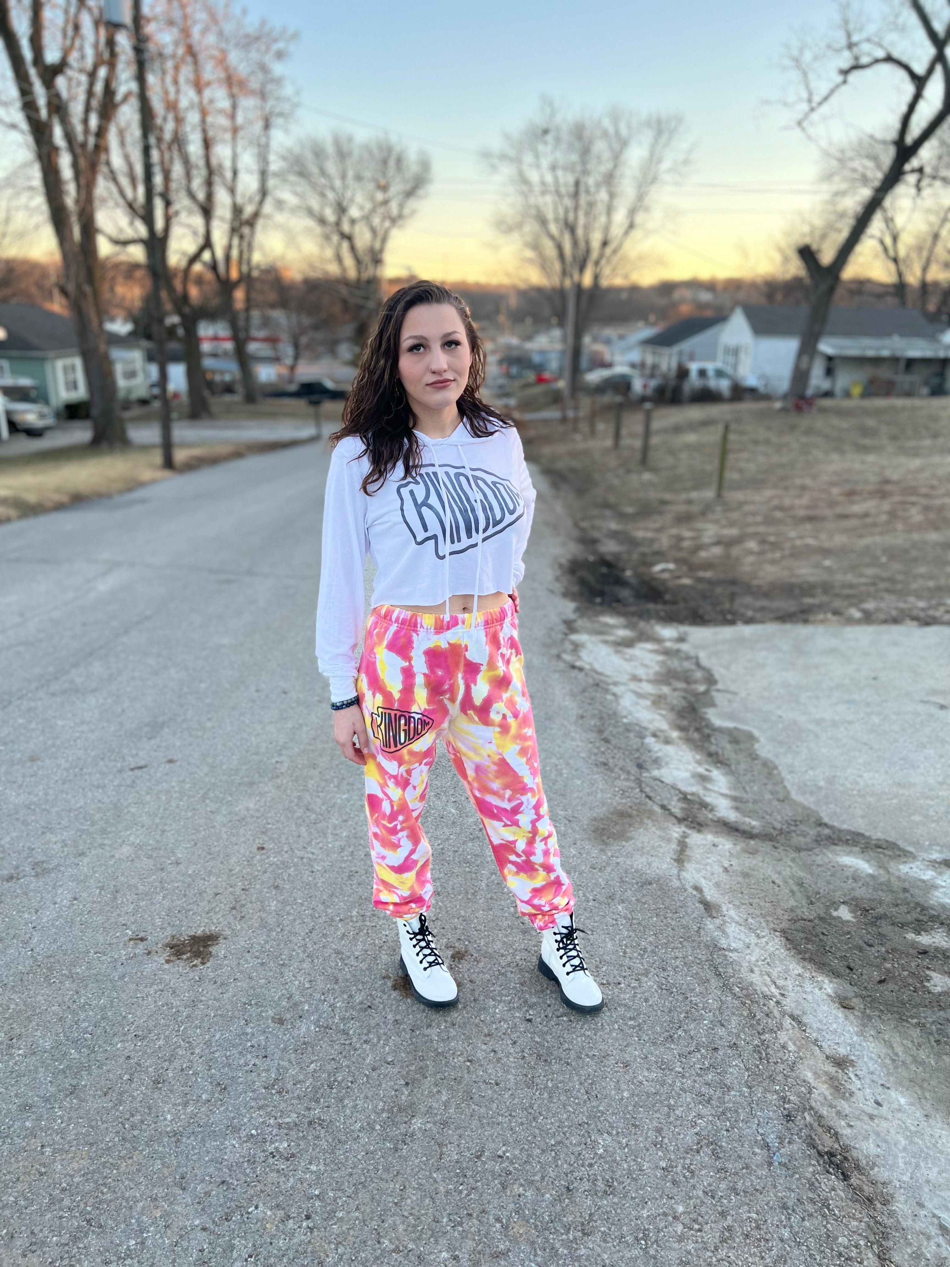 Tie Dye Kingdom Sweater Pant Set