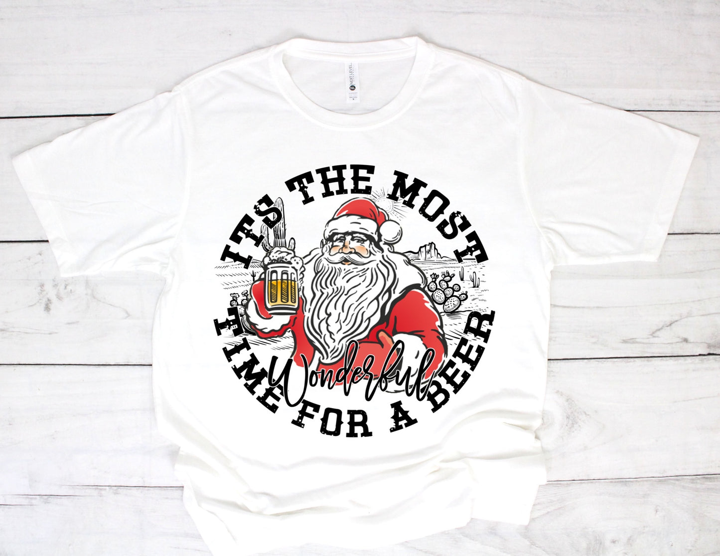 It’s The Most Wonderful Time for a Beer Santa Tee
