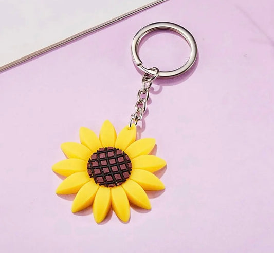 Sunflower Keychain