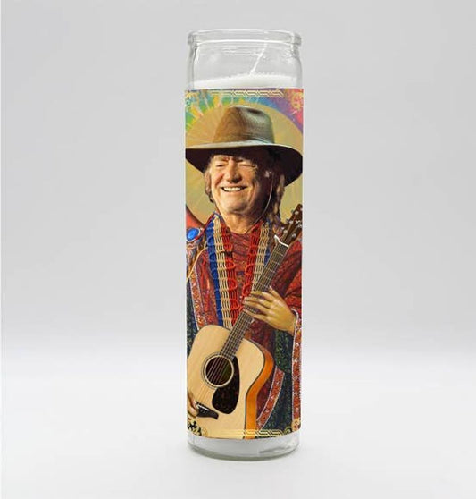 Willie Nelson Candle