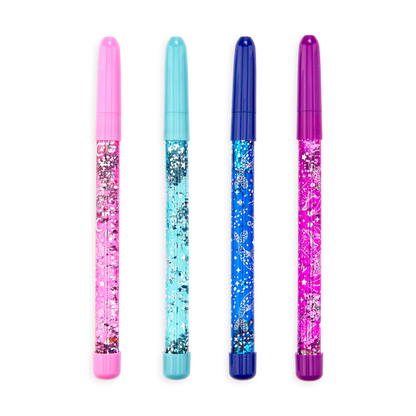 Celestial Stars Glitter Wand Ballpoint Pens - Tub of 24